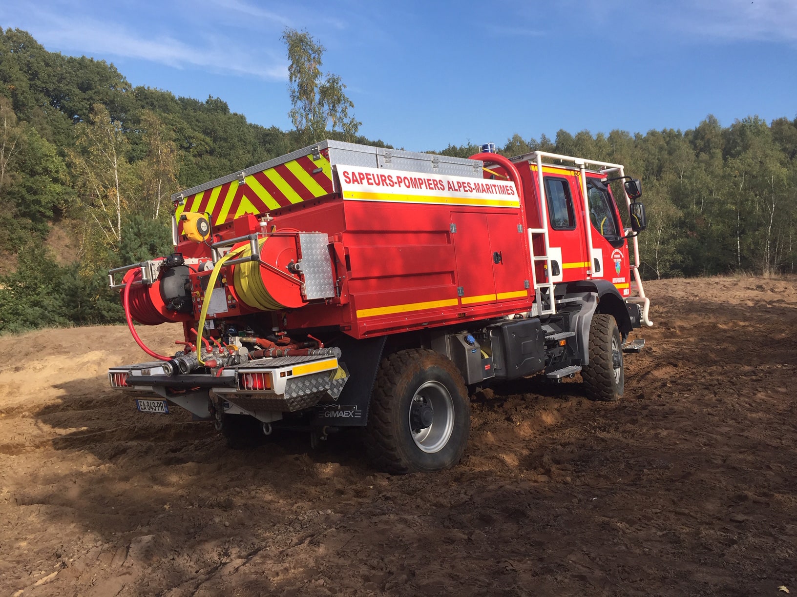 Spécialisé dans les feux de forêt : un camion de pompier volé en