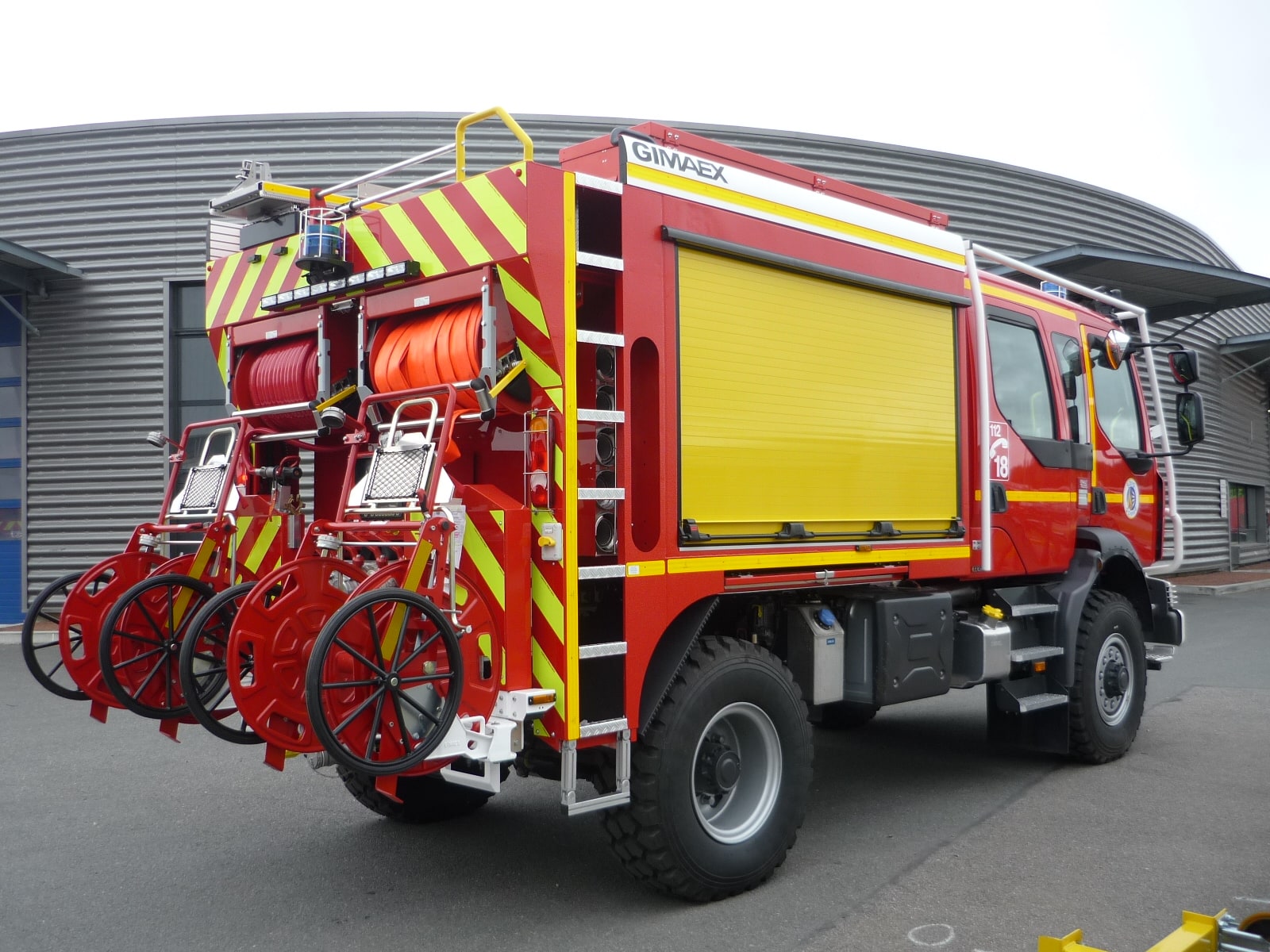 Camion Citerne Rural Moyen Secours Routier CCRM SR Desautel Fire 