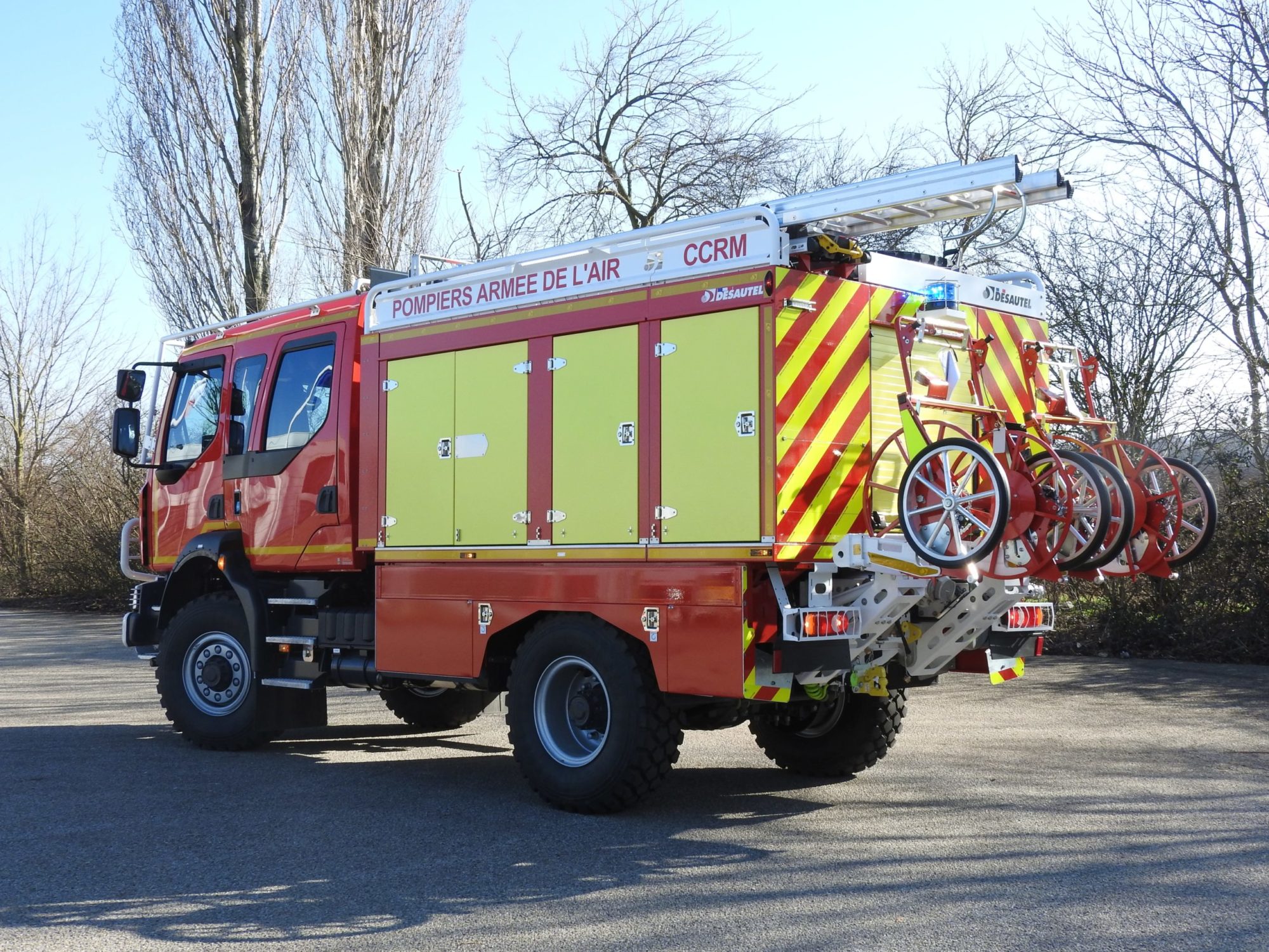 Camion Citerne Rural Moyen Secours Routier CCRM SR Desautel Fire 