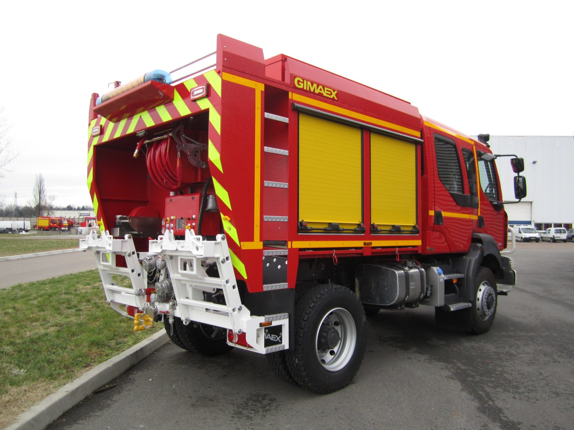 Camion Citerne Rural Moyen Secours Routier CCRM SR Desautel Fire 